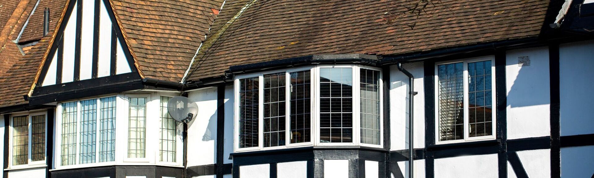 Mock Tudor housing in Loughton