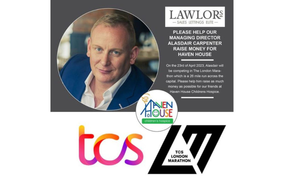 Lawlors managing director's appeal to raise money for Haven House from the London Marathon