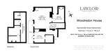 Floorplan for 1 Woodredon House, Two Bedroom Apartment